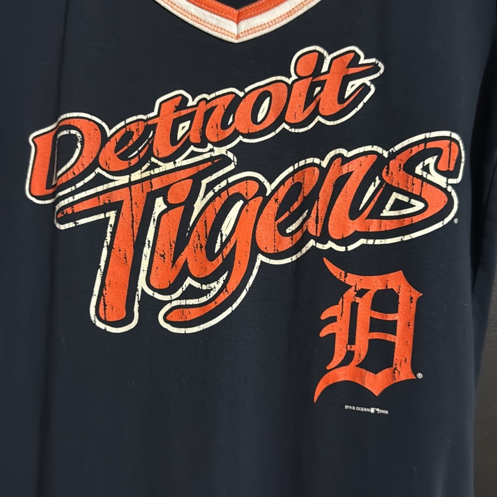 5th & Ocean Detroit Tigers Short Sleeve Tee Size: S - Picture 2 of 5